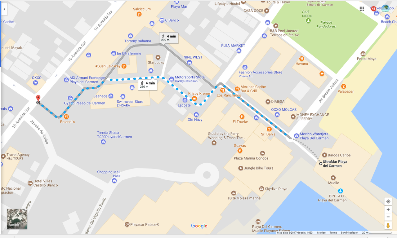 Гугл карта канкун